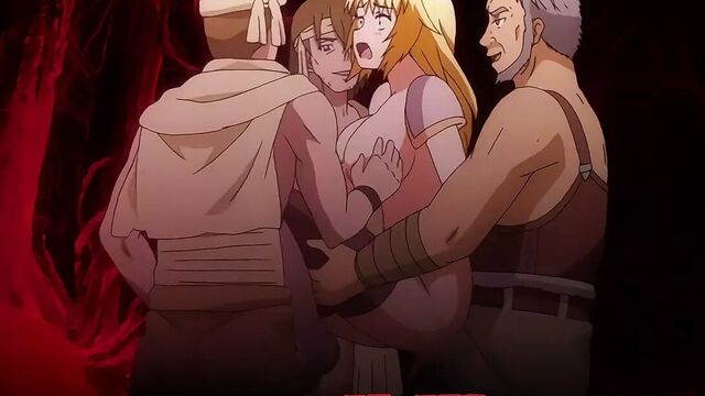 Female knight falls into a trap